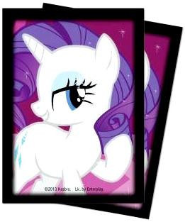 Ultra Pro My Little Pony Trading Card Game Rarity Deck Protector Card  Sleeves [65 Count]