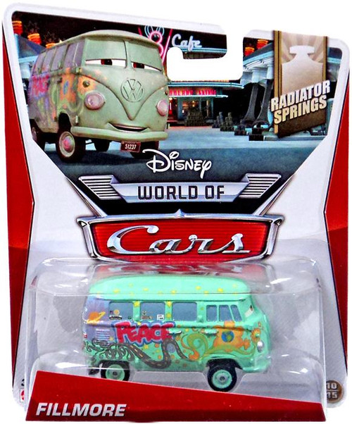 Disney Pixar Cars The World of Cars Fillmore 155 Diecast Car 10 Mattel ...