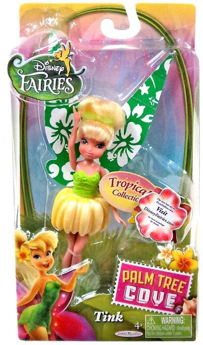 Disney Fairies Palm Tree Cove Tropical Collection Tink 4 5 Figure Green Yellow Jakks Pacific Toywiz - fairy cove roblox