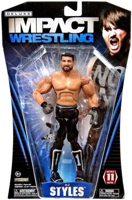 TNA Wrestling Deluxe Impact Series 11 AJ Styles Action Figure 