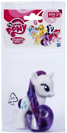 My Little Pony Friendship is Magic 3 Inch Bagged Rarity 3 Figure Hasbro ...
