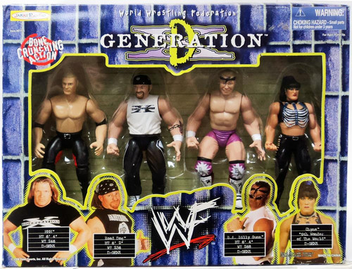WWE Wrestling WWF D-Generation 6 Action Figure 3-Pack Jakks