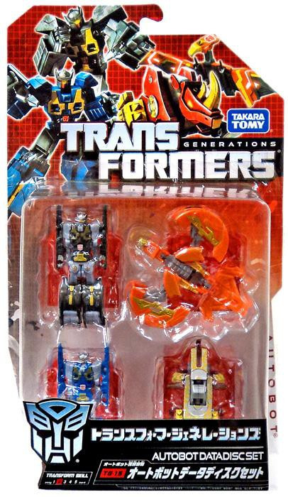 Transformers Generations Japanese Autobot Data Disc Set TG-15