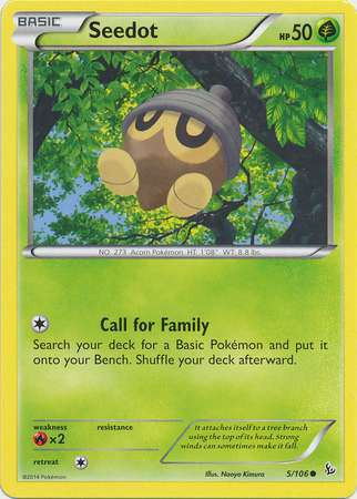 pokemon seedot card POKMON GAME S6K 005/070 C Description coming soon... Pokemon Trading Card Seedot 011/196