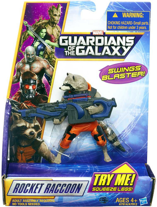 Marvel Guardians of the Galaxy Rapid Revealer Rocket Raccoon Action Figure