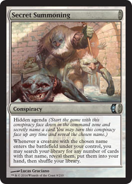 Magic The Gathering Conspiracy Single Card Uncommon Secret Summoning 9 -  ToyWiz
