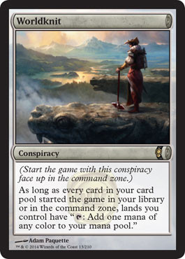 Magic The Gathering Conspiracy Single Card Rare Worldknit 13 - ToyWiz