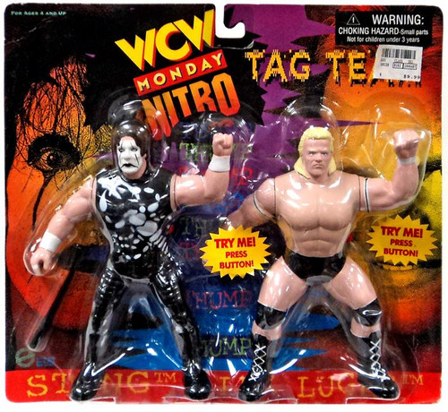 WWE Wrestling WCW Monday Nitro Tag Team Sting Lex Luger 6 Action