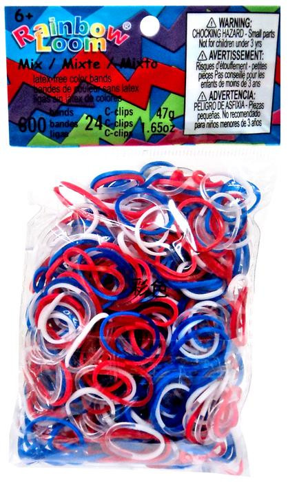 Rainbow Loom Multi-Color Rubber Bands Refill Pack 600 Count, NO C-CLIPS  Twistz Bandz - ToyWiz