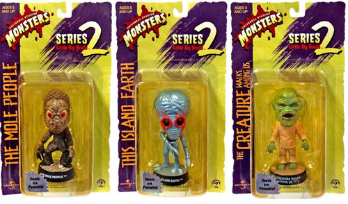 Universal Monsters Little Big Heads Series 2 Set of 3 Mini