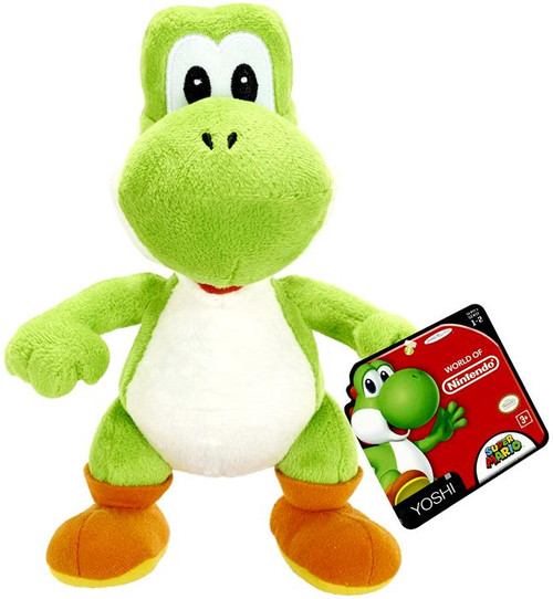 World of Nintendo Super Mario Green Yoshi 7 Plush Jakks Pacific