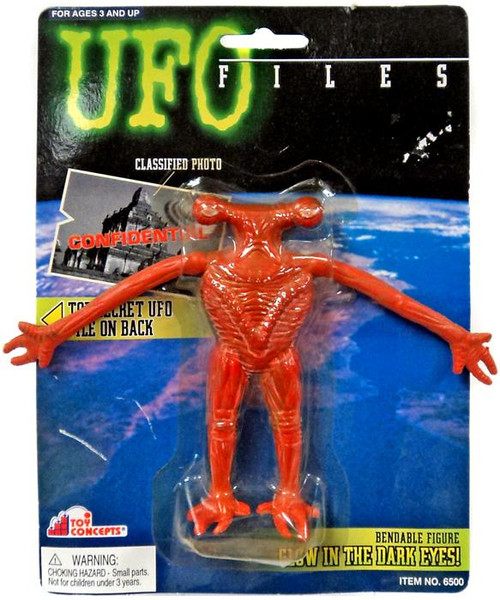 UFO Files Amphiboid Scientist Bendable Figure Toy Concepts