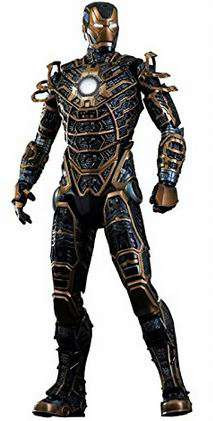 Iron Man 3 Movie Masterpiece Iron Man Mark 41 Bones 16 Collectible