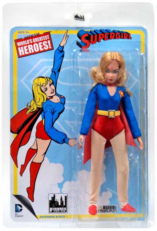 DC Superman Worlds Greatest Heroes Series 1 Supergirl 8 Action Figure ...