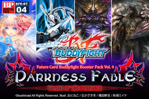 Future Card BuddyFight Trading Card Game Darkness Fable Booster Box BFE-BT04 30 Packs BushiRoad - ToyWiz Future Card BuddyFight Trading Card Game Darkness Fable Booster Box BFE-BT04 30 Packs BushiRoad - ToyWiz