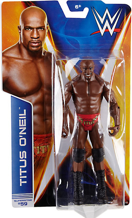 WWEフィギュア WWE Wrestling Series 44 Titus ONeil Action Figure 59 Mattel Toys
