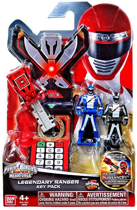 Power Rangers Super Megaforce Legendary Ranger Key Pack Roleplay Toy ...