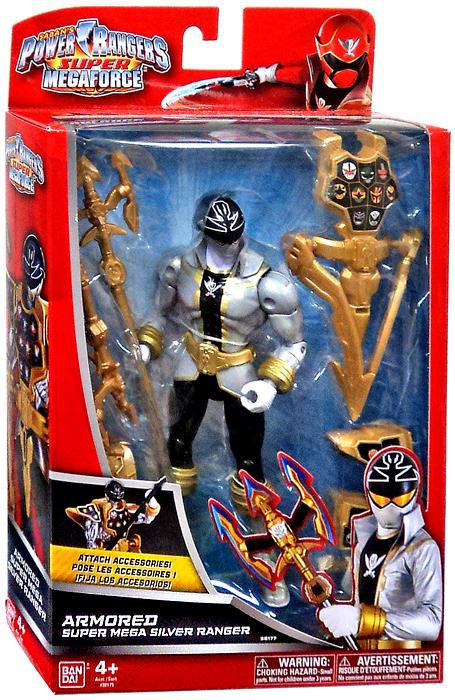 Power Rangers Super Megaforce Armored Super Mega Silver Ranger 7