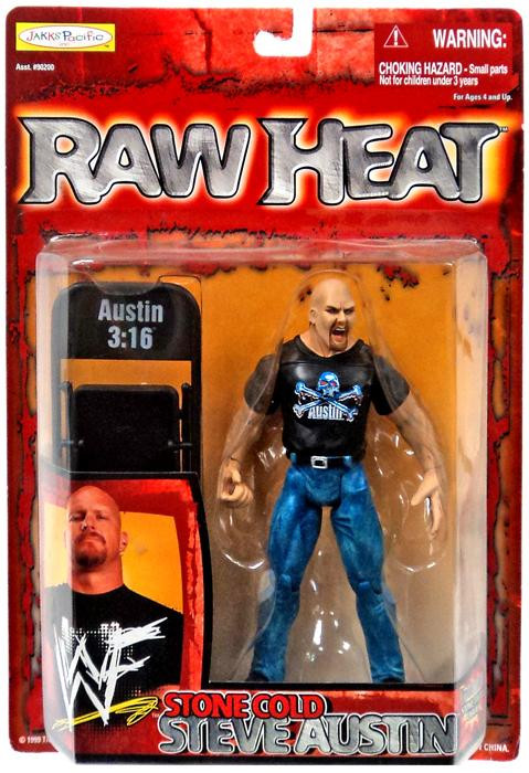 WWE Wrestling Raw Heat Stone Cold Steve Austin 6 Action