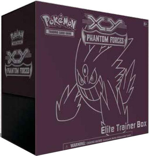 Pokemon XY Phantom Forces Gengar Elite Trainer Box 8 Booster Packs, 65 Card Sleeves, 45 Energy Cards More Pokemon USA - ToyWiz Pokemon XY Phantom Forces Gengar Elite Trainer Box 8 Booster Packs, 65 Card Sleeves, 45 Energy Cards More Pokemon USA - ToyWiz