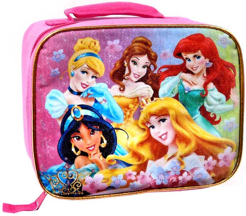 Disney Princess Emoji Girl's Soft Insulated School Lunch Box (One Size,  Purple)