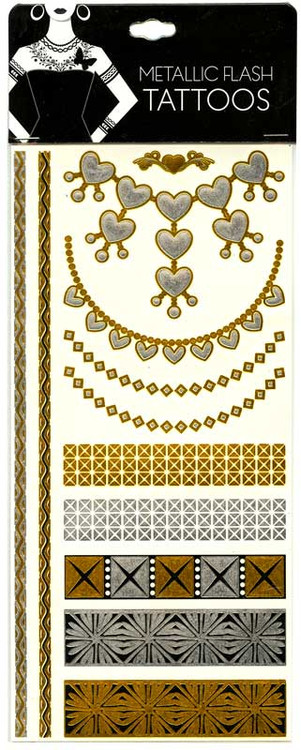 Metallic Flash Tattoos 14999 - ToyWiz