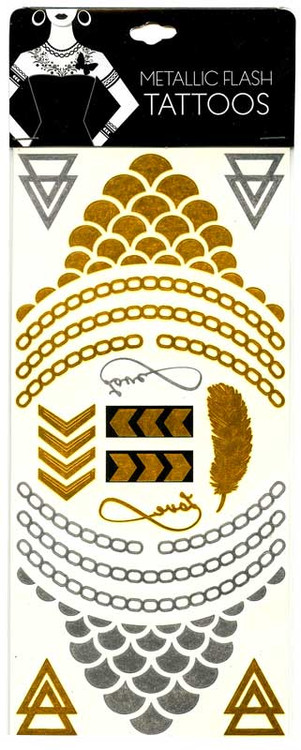 Metallic Flash Tattoos 14993 - ToyWiz