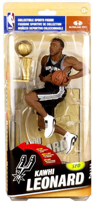 McFarlane Toys NBA San Antonio Spurs Sports Basketball Series 26 Kawhi  Leonard Action Figure [Black Uniform]