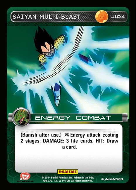 Dragon Ball Z Ccg Set 1 Single Card Uncommon Saiyan Multi Blast U104 Toywiz - namek dragonball z online roblox go