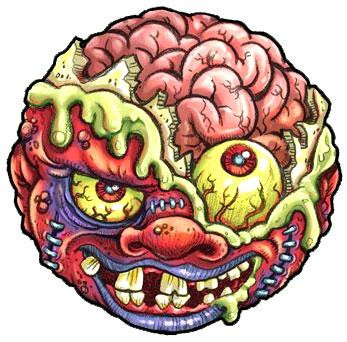 SF・ファンタジー・ホラー 2007/MADBALLS/SERIES 1/BASH BRAIN Madballs Classic Series 1 Bash Brain Mad Ball Loose Art