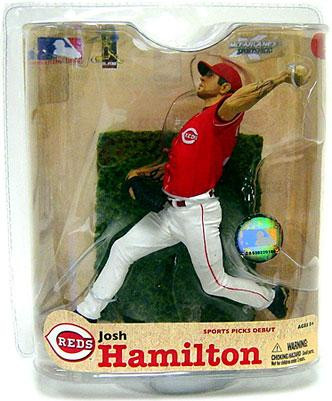 McFarlane MLB Sports Picks Series 29 Josh Hamilton Action Figure (Blue  Jersey) 