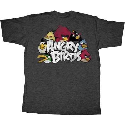 Angry Birds Triple Threat T-Shirt Adult Small - ToyWiz