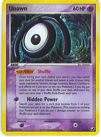 Pokemon Reversal #88 EX Unseen Forces - Pokémon karty