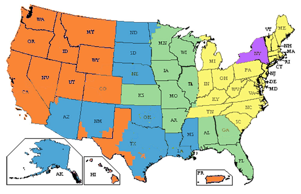 Holiday Shipping Map