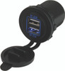 Sea Dog Marine Round Dual Usb Power Socket (426515-1)