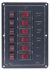 Sea Dog Marine Aluminum Switch Panel Six Switch (422110-1)