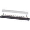 Blue Sea 2312, 150 Ampere Common Busbar 20 x 8-32 Screw Terminal with Cover 2312