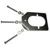 Lee's Stainless Steel Backing Plate f/Medium Rod Holders RH5931
