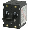 Blue Sea 7348 A-Series Double Pole Toggle - 16A - Black 7348