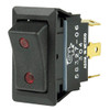 Cole Hersee Sealed Rocker Switch w/Small Round Pilot Lights SPDT On-Off-On 4 Blade 58327-06-BP