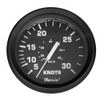 Faria Euro Black 4" Speedometer - 30 Knot (Pitot) 32809
