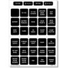 Blue Sea 4216 Square Format Label Set - 60 4216