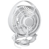 SEEKR by Caframo Maestro 12V 3-Speed 6" Marine Fan w/LED Light - White 7482CAWBX