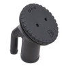 Perko 0542 Vented Fill f/1-1/2" Hose - Angled Neck - Gas - Black 0542DPGBLK