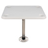 Springfield 16" x 28" Rectangle Table Package - White Thread-Lock 1690107