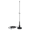 Shakespeare VHF 19" 5218 Black SS Whip Antenna - Magnetic Mount 5218