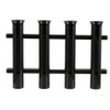 TACO 4-Rod Poly Rod Rack - Black P03-064B
