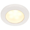 Hella Marine EuroLED 75 3" Round Screw Mount Down Light - Warm White LED - White Plastic Rim - 12V 958109011