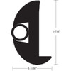 TACO Flex Vinyl Rub Rail Kit - Black w/Black Insert - 70' - 1-7/8" x 1-1/16" V11-2423BBK70-2