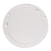 Beckson 8" Non-Skid Pry-Out Deck Plate - White DP83-W